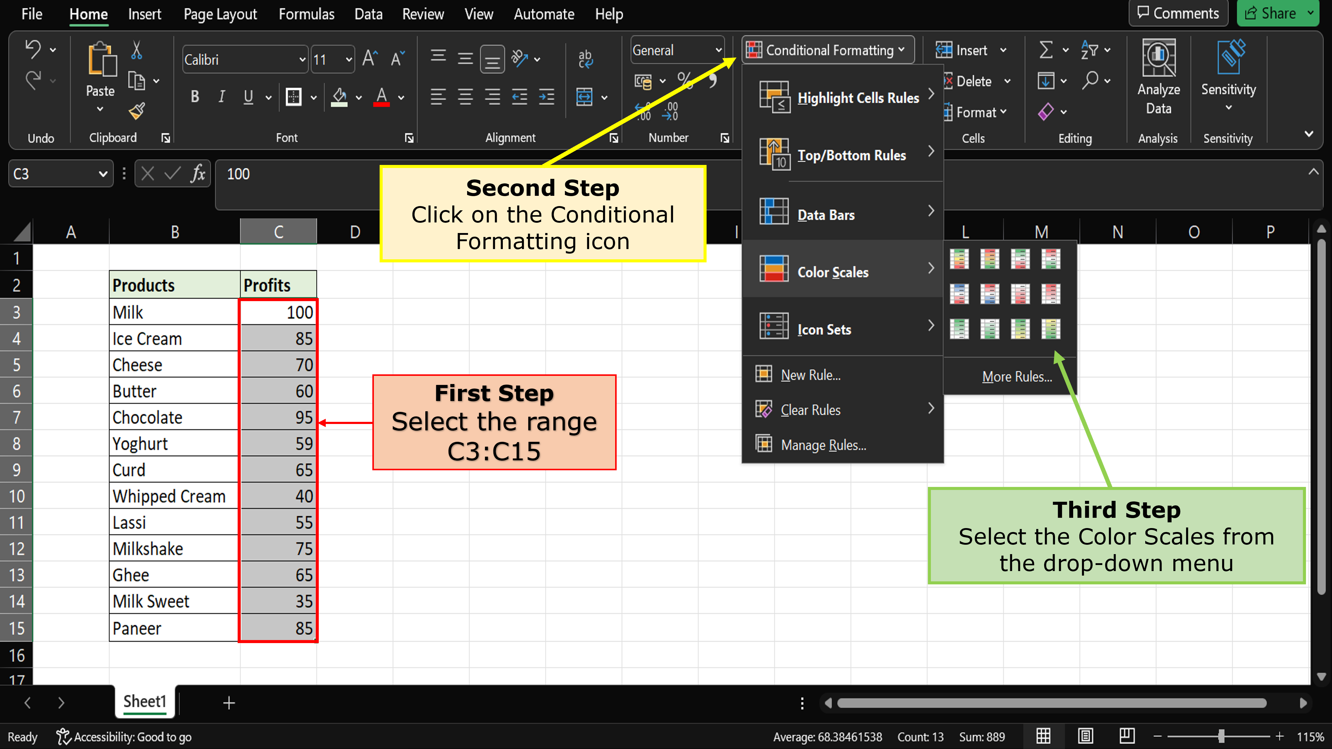 Conditional Formatting In Excel Full Stack Tutorials Hub